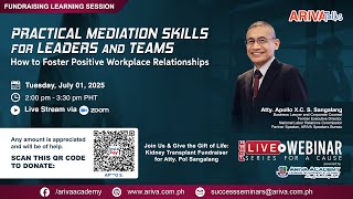Practical Mediation Skills for Leaders and Teams
