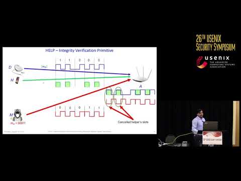 USENIX Security '17 - HELP: Helper-Enabled In-Band Device Pairing…