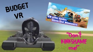 This budget tank sim has a strange fetish (VR Cute Tanks: Girls and Dinosaurs)