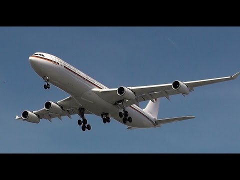 German Air Force 16+01 Airbus A340-313X VIP (ex. D-AIGR Lufthansa „Leipzig“) overhead final approach