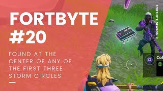 Fortbyte #20 EASIEST METHOD: Found At The Center Of Any Of The First Three Storm Circles