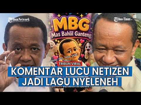 The figure of the creator of the song MBG Mas Bahlil Ganteng, My Little Bolu Ketan