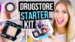 Beginner Makeup Tips &amp; Starter Kit || Drugstore Faves!