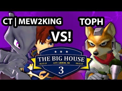 The Big House 3 - Mew2King (Mewtwo, Roy) Vs. Toph (Fox) - Pools Round 2 - SSBM