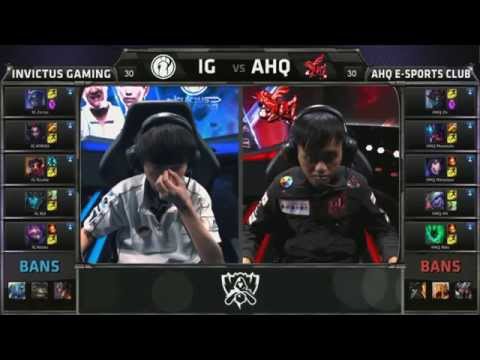 IG vs AHQ Highlights - S5 Worlds Championship 2015 - Groups Stage - Invictus Gaming vs AHQ eSports