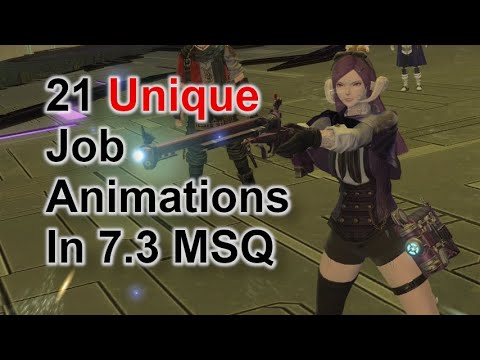 All Unique Job Animations During 7.3 MSQ | FFXIV Dawntrail