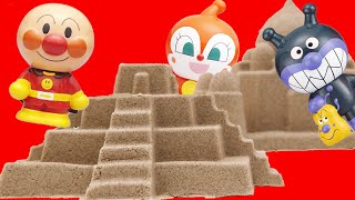 アンパンマン アニメ おもちゃ すなあそび お城とピラミッド