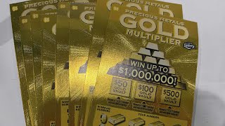 New Precious Metals Gold Multiplier tickets! #floridalottery 