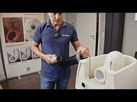 FLAMINIA Montagevideo — Einbau Wand WC