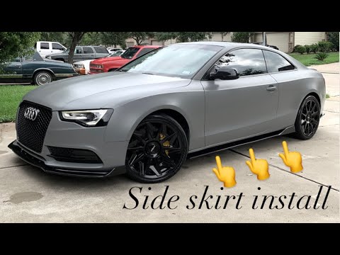 Audi A4/A5 S4/S5Mods Side Skirt Install