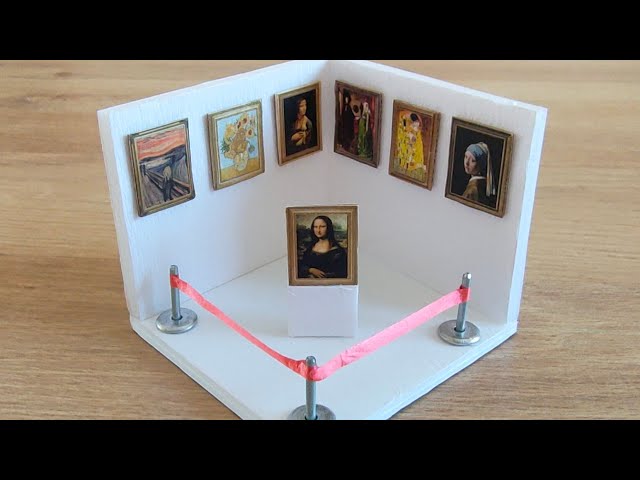 Vídeo relacionado con Caja de Silueta Museo DIY con Figuras Villanas Aleatorias Herramientas Distribución y Focos - CREA Tu Galería Exhibición Histórica para Escritorio