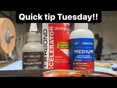Quick Tip Tuesday! fixing voids in burl handles!