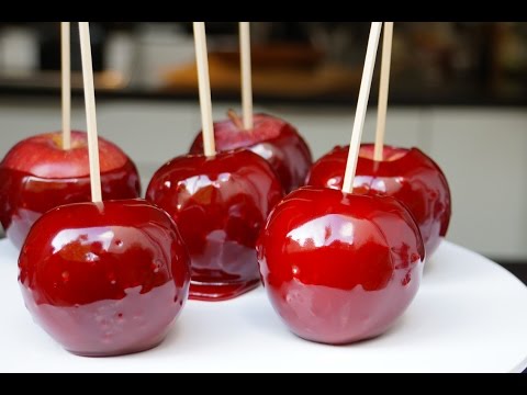 Pommes d'amour au caramel (toffee apple - subtitled)