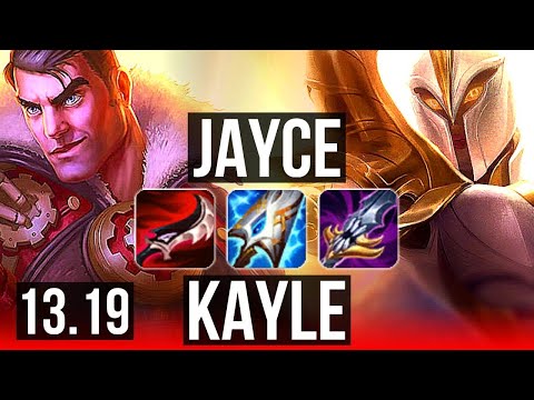 JAYCE vs KAYLE (TOP) | 6 solo kills, 13/3/4, 300+ games | NA Challenger | 13.19