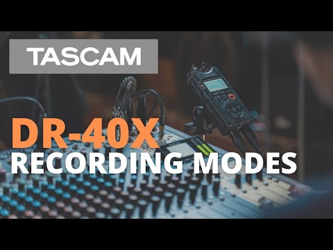 Демонстрация портативного рекордера Tascam DR-40X