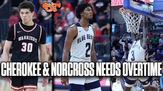 THIS FINAL FOUR GAME NEEDS OVERTIME!!! | Cherokee vs. Norcross Final Four Highlights