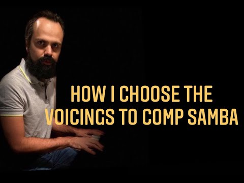 Quick Tip 428   How I choose the voicings to comp my solos in samba