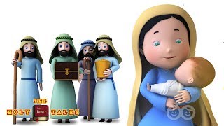 Away in a Manger | Christmas Songs | Bible Songs For Kids and Children | Holy Tales Bible Stories