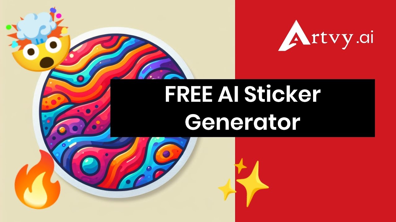 FREE AI Sticker Generator - Deepart - Midjourney - Flux
