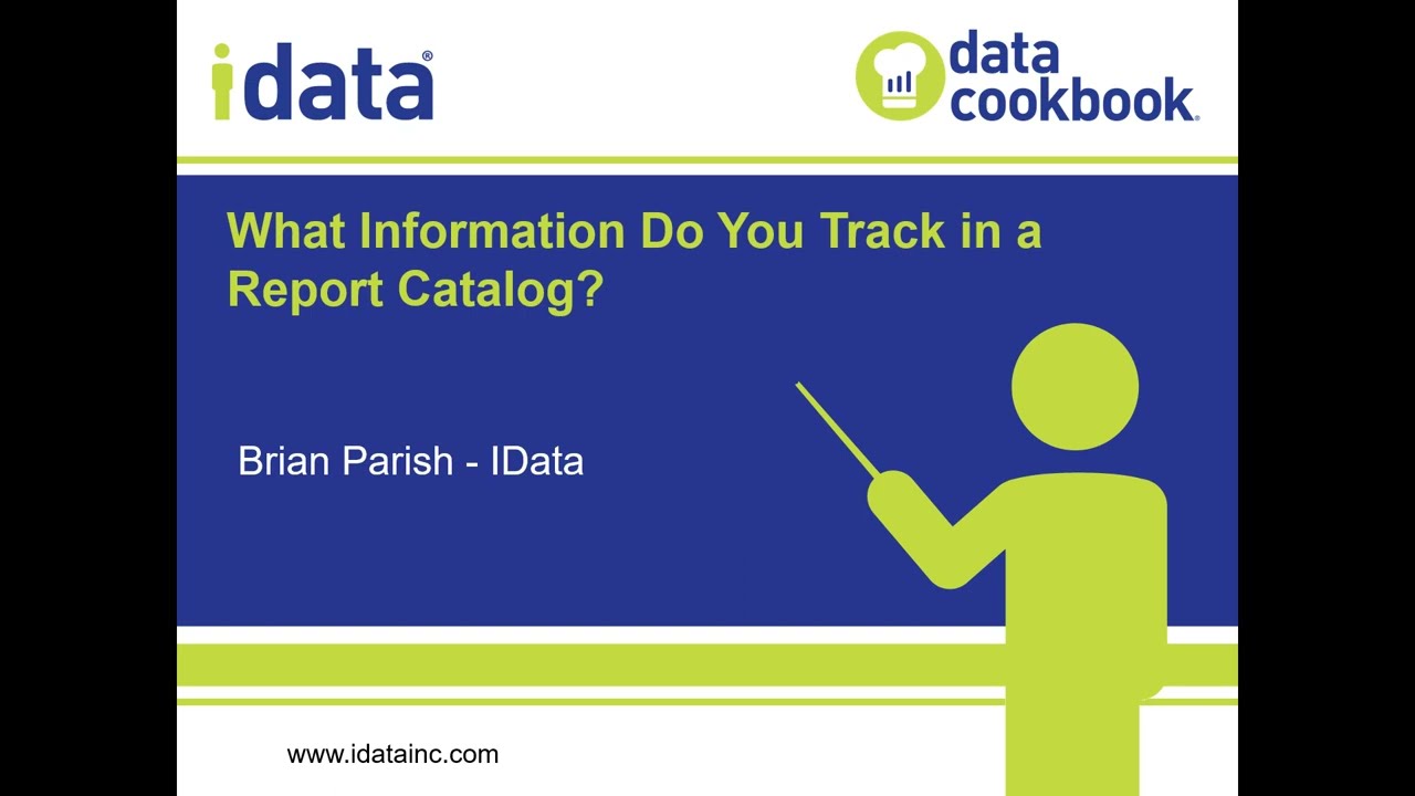 What Information Do You Track in a Report Catalog