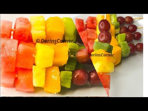 How to make Fruit Kebab/Skewer - Fruit Recipe Ideas