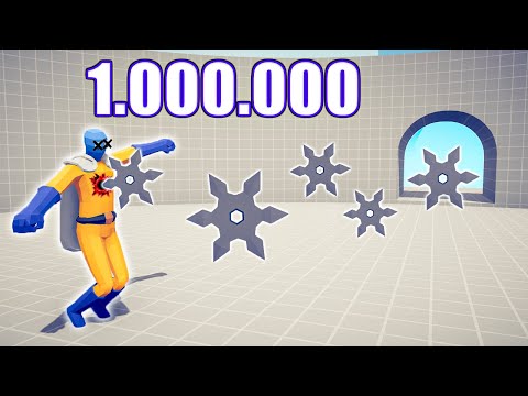1.000.000 DAMAGE SAMURAI 1 vs 1 TOURNAMENT - TABS | Totally Accurate Battle Simulator 2022