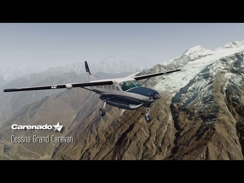 X-Plane 10 Grand Caravan over the Himalaya 0.2m/px scenery