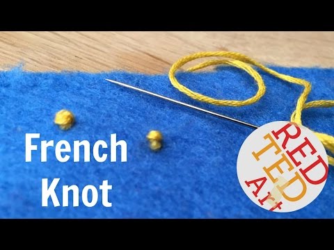 French Knot How To - Basic Sewing (Embroidery & Hand Sewing)