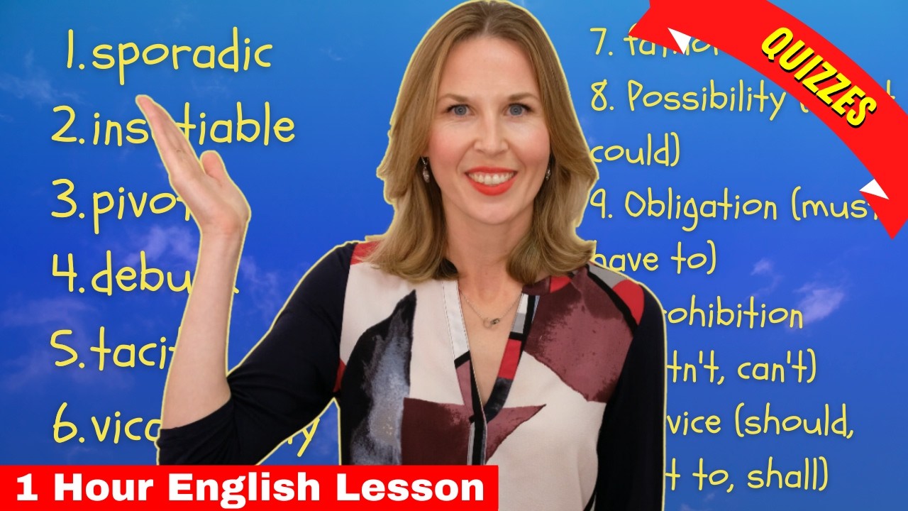 Speak English in 60 Minutes: Advanced English Lesson
