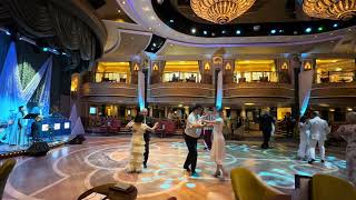 Cunard Queen Elizabeth, August 2025. Ice White Gala. SouthEast 9 Duo, The Last Waltz