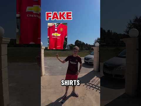 Real Vs Fake football shirt #football #soccer #shorts