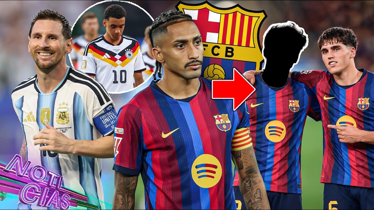 ¡Raphinha casi SE VA! | Cubarsi pide jugador para el Barca | Locura por Messi | Musiala queda fuera