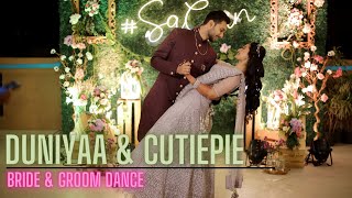 Bride & Groom Best Sangeet Dance | Duniyaa & Cutiepie | Engagement Couple Dance |Chirag Bhatt 2021