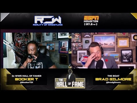 The moment Booker T found out about the passing of Bray Wyatt live on stream