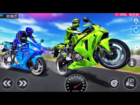Bike Racing Tracks Simulator 3D - Real Drag Bike Racing - Android GamePlay