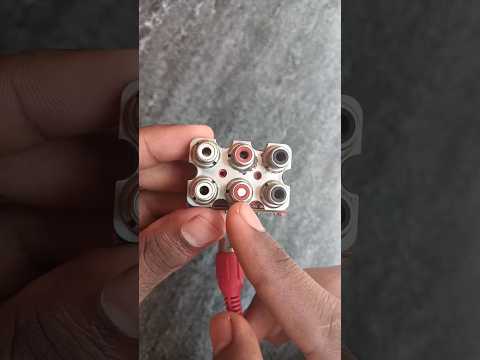 Remove broken RCA Video audio pins from TV or DVD#shortsviral#shortsvideo#shortsfeed#short#shorts