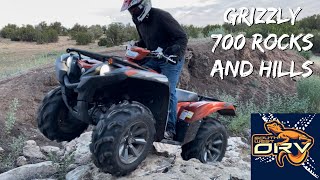 Grizzly 700 Conquering Rocks and Hills! (Vid #8)