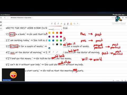 08 Modals of Deduction/Speculation and Reported Speech