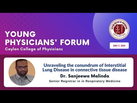 YPF - Unraveling the conundrum of Interstitial Lung Disease in CTDs - Dr Sanjeewa Malinda