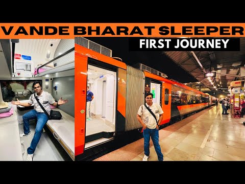VANDE BHARAT SLEEPER FIRST COMMERCIAL Train Journey in 2nd AC with IRCTC DELICIOUS FOOD 😍