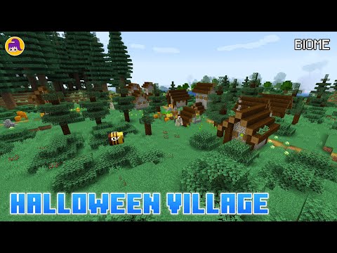 Crazy Minecraft Halloween Village
