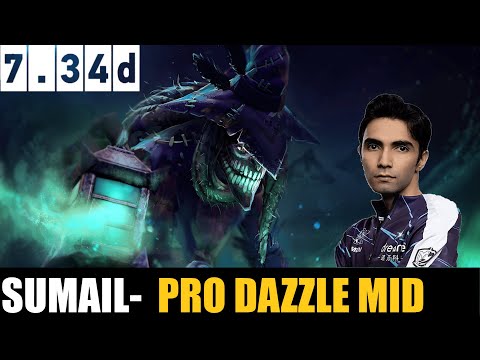 SumaiL playing Dazzle MID  7.34d - DOTA 2 HIGHEST MMR MATCH #dota2   #dota2gameplay