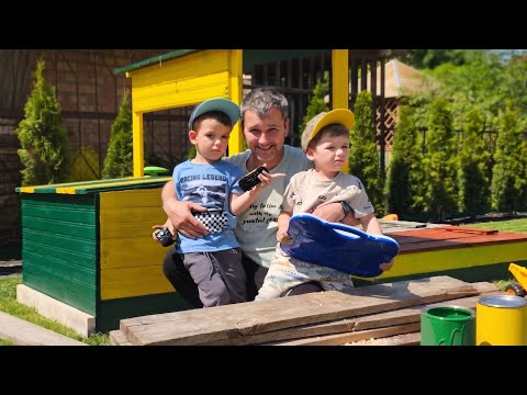 Превращаем хлам в детскую забаву. Как правильно обустроить теплицу. Семейный влог