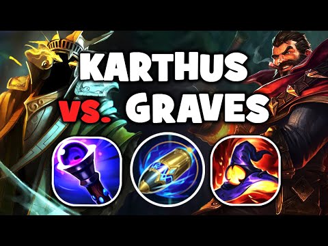 KARTHUS VS GRAVES JUNGLE GAMEPLAY MASTERS ELO