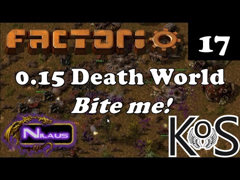 Factorio 0.15 Death World - E17 - More defense