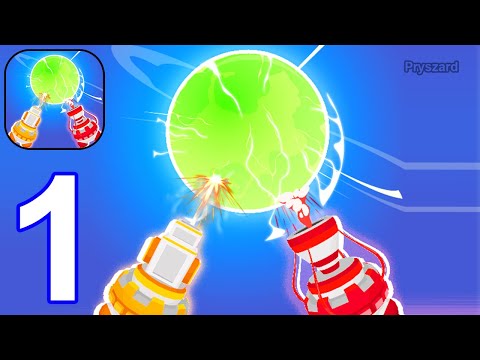 Guns and Bounce - Gameplay Walkthrough Part 1 Blast Balls, Merge Guns, Merge Balls (iOS, Android) - YouTube