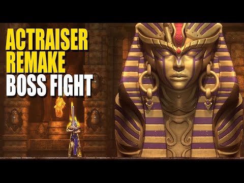 Actraiser Renaissance: Kasandora Act 2 Boss Gameplay