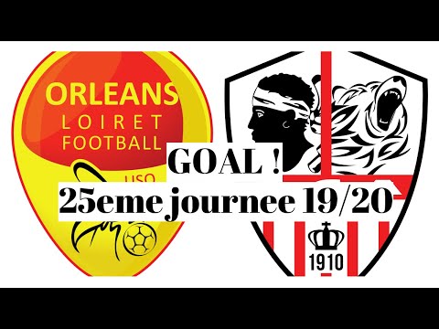 US Orléans - AC Ajaccio [0-(3)] GOAL 77' (Gaëtan Courtet) 25ème journée 2019/20