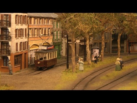 Obra-prima da Ferrovia Modelo Enganosamente Real Velho Bonde da França