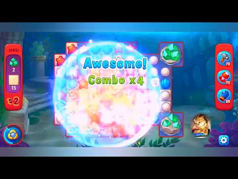 Fishdom, 10451 level,no Booster - 10451 уровень, прохождение без бустеров.